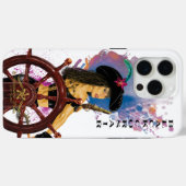 Lady Black Corsair Case-Mate iPhone Case (Achterkant (horizontaal))