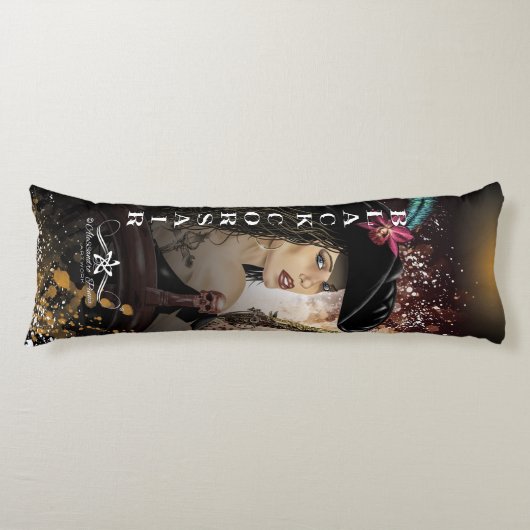 Lady Black Corsair Lichaamskussen (Voorkant)