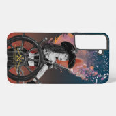 Lady Black Corsair Samsung Galaxy Hoesje (Achterkant horizontaal)