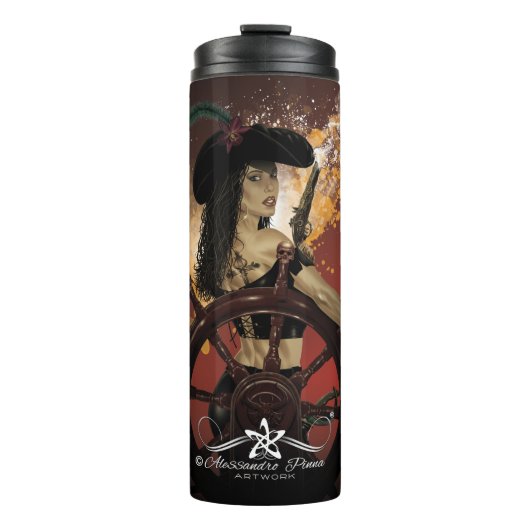 Lady Black Corsair Thermosbeker (Voorkant)