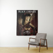 Lady Black Corsair Wandkleed (In situ)