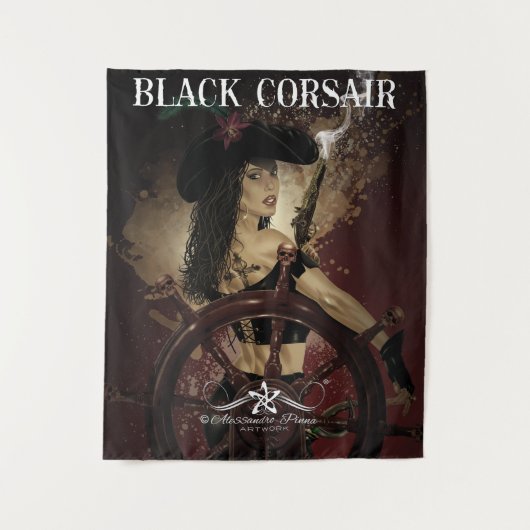 Lady Black Corsair Wandkleed (Voorkant)