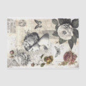 Lady Bloemen Decoupage Tissuepapier (Voorkant)