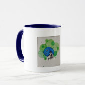 "Lady Blue" gedrukte Mok (Voorkant links)