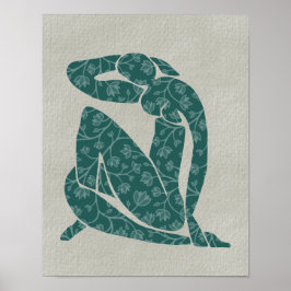 Lady Blue Matisse Herbezocht Print Poster Papier