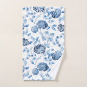 Lady Blue Modern  botanische tuinbouw Bad Handdoek (Handdoek)