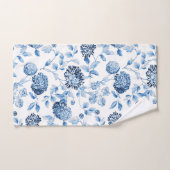 Lady Blue Modern  botanische tuinbouw Bad Handdoek (Handdoek)