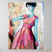 Lady Blue Poster (Voorkant)