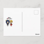 Lady Boot-Briefkaart Briefkaart (Achterkant)