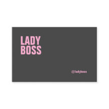Lady Boss Bold-visitekaartje -