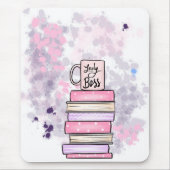 Lady Boss Books en Mok Planner Klembord Muismat (Voorkant)