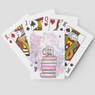 Lady Boss Books en Mok Pokerkaarten