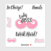 Lady Boss - Inspiratie Sticker (Vel)