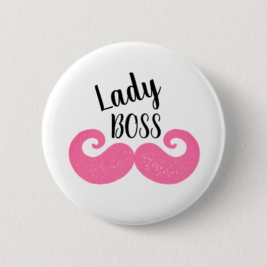 Lady Boss Inspiration Ronde Button 5,7 Cm (Voorkant)