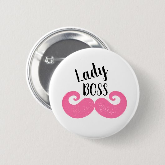 Lady Boss Inspiration Ronde Button 5,7 Cm (Voorkant /achterkant)