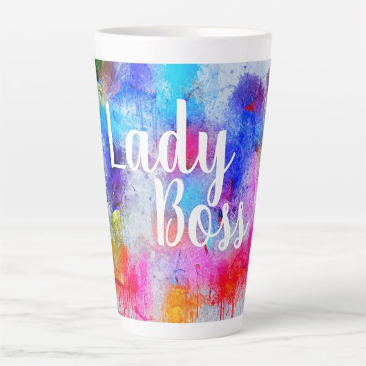 Lady Boss Latte Mok (Voorkant)