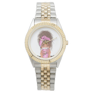 Lady Boss Life, Boss Babe Woman Bracelet Bu Horloge