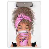 Lady Boss Life, Boss Babe Woman Bracelet Bu Klembord (Voorkant)