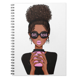 Lady Boss Life, Boss Babe Woman, Girl Boss Drawstr Notitieboek