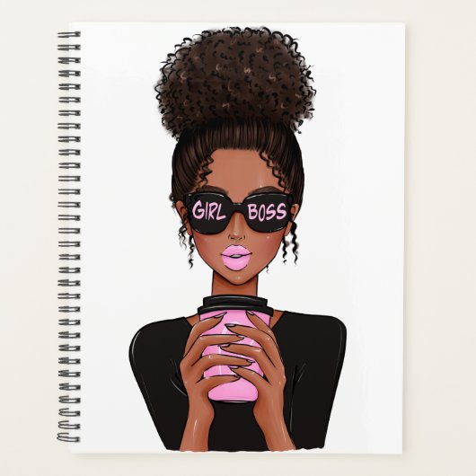Lady Boss Life, Boss Babe Woman, Girl Boss Planner (Voorkant)