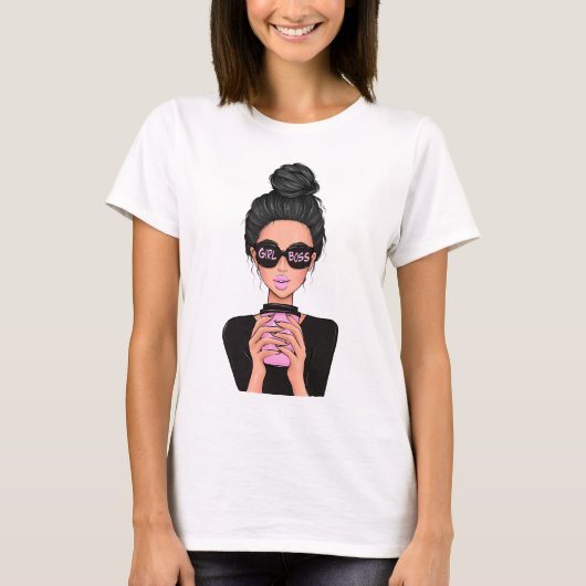 Lady Boss Life, Boss Babe Woman, Girl Boss T-shirt (Voorkant)
