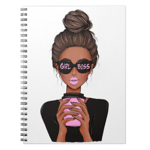 Lady Boss Life, Boss Babe Woman, Girl Boss T-Shirt Notitieboek