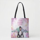 Lady Boss Motivatie prestatie Tote Bag (Voorkant)