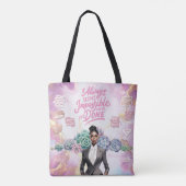 Lady Boss Motivatie prestatie Tote Bag (Achterkant)