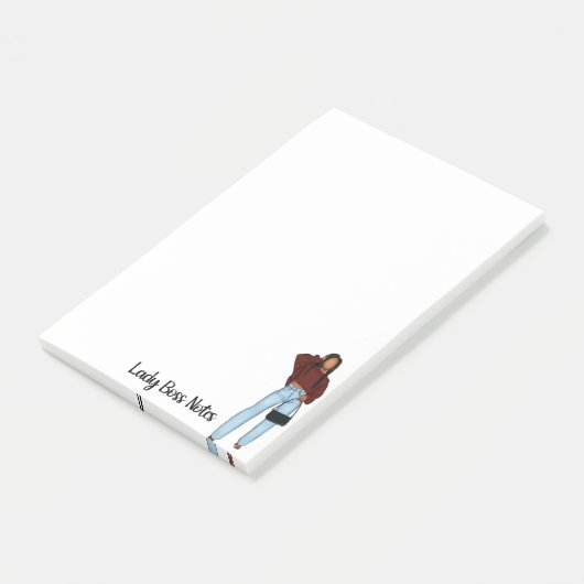 Lady Boss notities Post-it® Notes (Schuin)