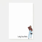 Lady Boss notities Post-it® Notes (Voorkant)