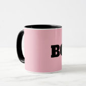 LADY BOSS PINK COFFEE MUGS MOK (Voorkant links)