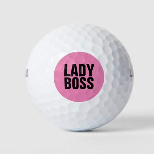 LADY BOSS ROZE GOLFBALLEN (Voorkant)