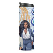 Lady Boss Turks boze oog Thermosbeker (Geroteerd rechts)