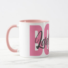 Lady Boss Typografie Mok