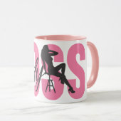 Lady Boss Typografie Mok (Voorkant rechts)