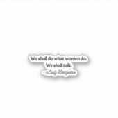 Lady Bridgerton Sticker (Voorkant)