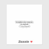 Lady Bridgerton Sticker (Vel)