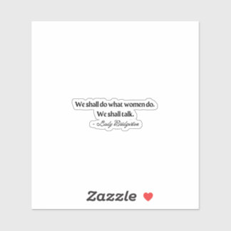 Lady Bridgerton Sticker