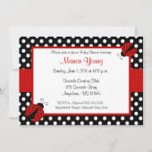 Lady Bug Baby of Bridal Shower Invitation Kaart (Voorkant)