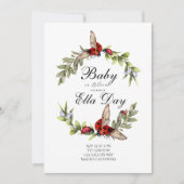 Lady Bug Baby shower Uitnodiging (Voorkant)