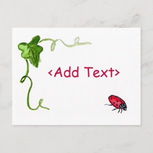 Lady Bug Briefkaart
