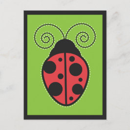 Lady Bug Briefkaart