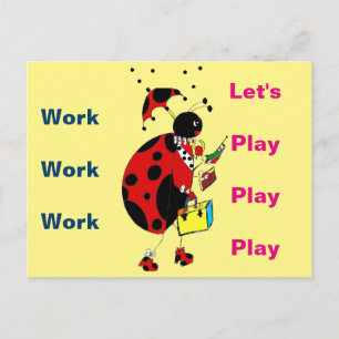 Lady Bug Briefkaart