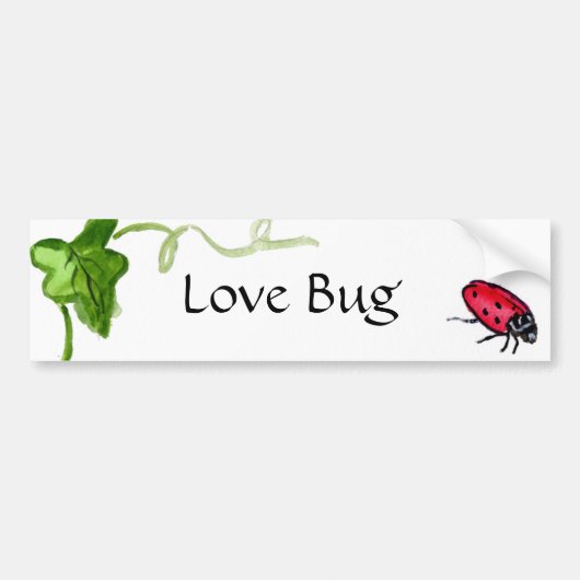 Lady Bug Bumpersticker (Voorkant)