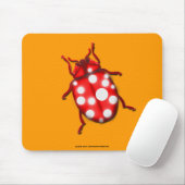 Lady Bug-cadeautjes voor bugglovers en tuinmannen Muismat (Met muis)