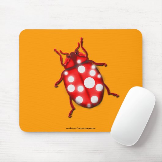 Lady Bug-cadeautjes voor bugglovers en tuinmannen Muismat (Met muis)