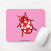 Lady Bug-cadeautjes voor bugglovers en tuinmannen Muismat (Met muis)