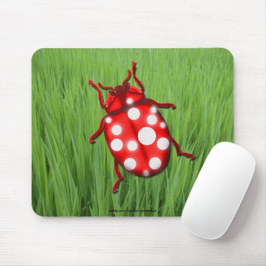 Lady Bug-cadeautjes voor bugglovers en tuinmannen Muismat (Met muis)