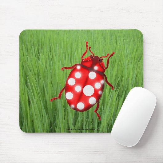 Lady Bug-cadeautjes voor bugglovers en tuinmannen Muismat (Met muis)