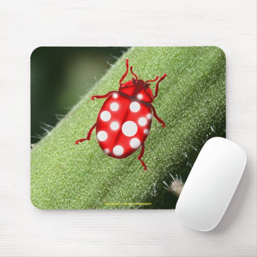 Lady Bug-cadeautjes voor bugglovers en tuinmannen Muismat (Met muis)